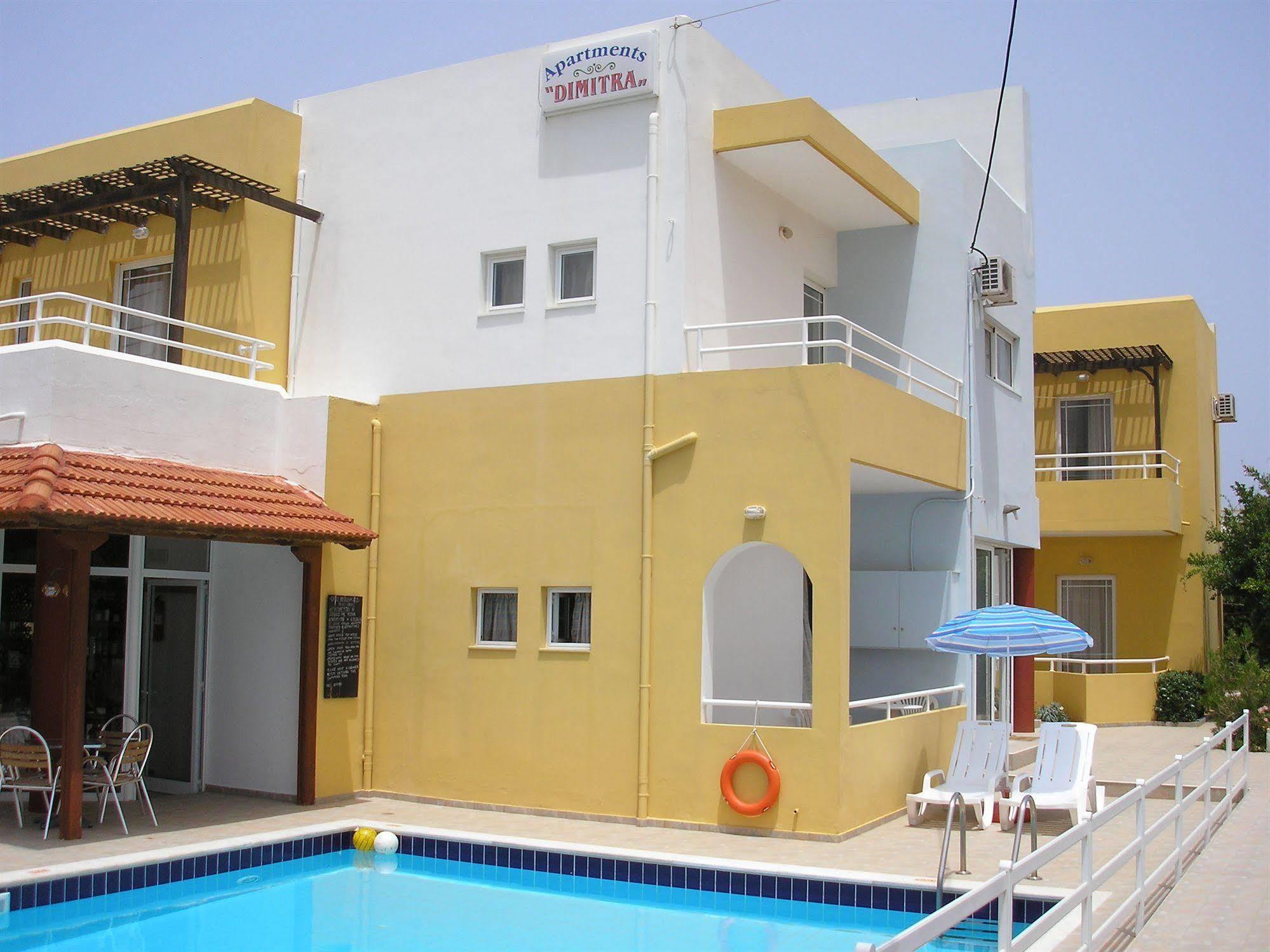 Dimitra Apartments Gouves Exterior foto
